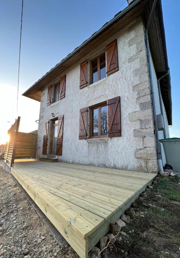 Maison Renovee Au Coeur Du Haut-Jura Entre-Deux-Monts Buitenkant foto